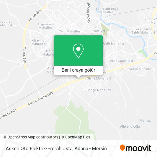 Askeri Oto Elektrik-Emrah Usta harita