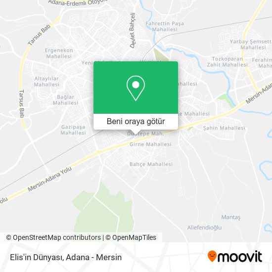 Elis'in Dünyası harita