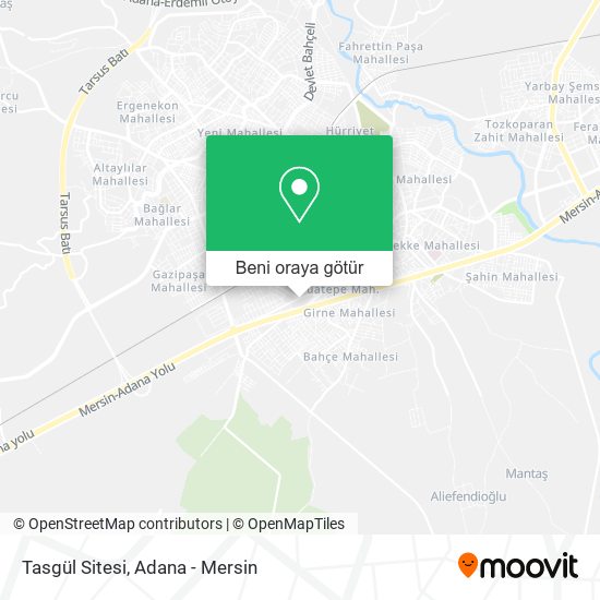 Tasgül Sitesi harita