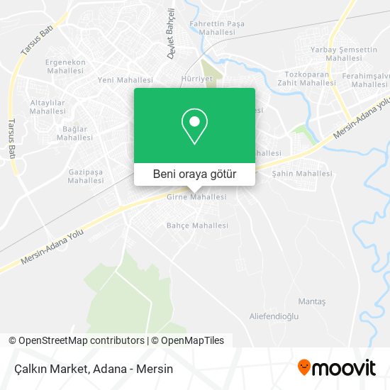 Çalkın Market harita