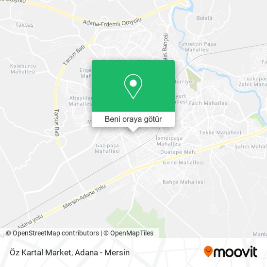 Öz Kartal Market harita