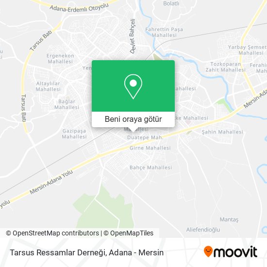 Tarsus Ressamlar Derneği harita