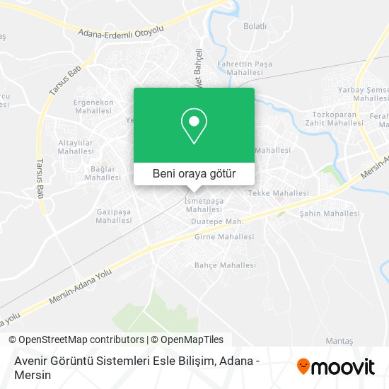 Avenir Görüntü Sistemleri Esle Bilişim harita