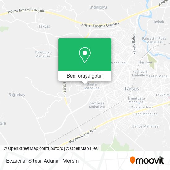 Eczacılar Sitesi harita