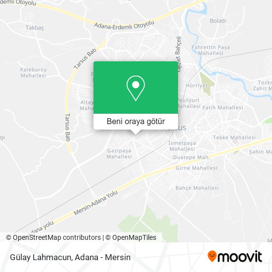 Gülay Lahmacun harita