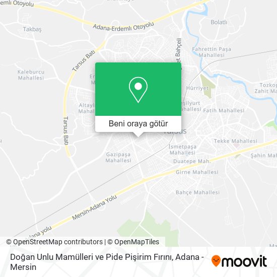 Doğan Unlu Mamülleri ve Pide Pişirim Fırını harita