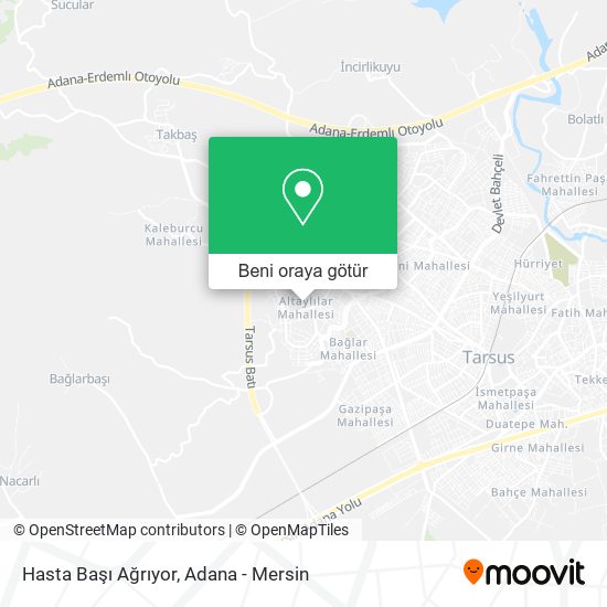 Hasta Başı Ağrıyor harita
