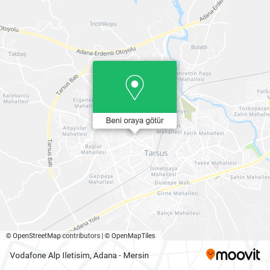 Vodafone Alp Iletisim harita