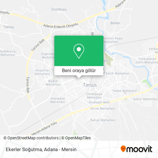 Ekerler Soğutma harita