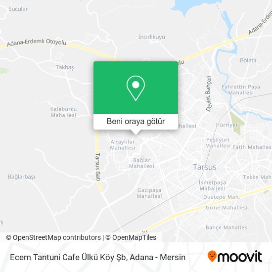 Ecem Tantuni Cafe Ülkü Köy Şb harita