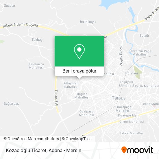 Kozacioğlu Ticaret harita
