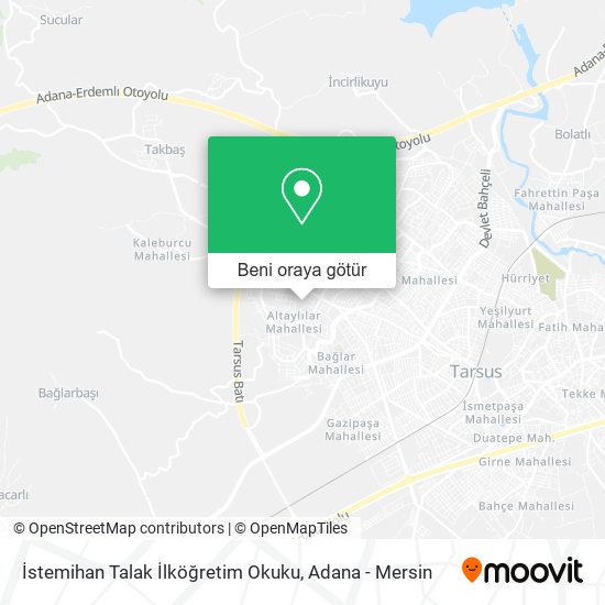 İstemihan Talak İlköğretim Okuku harita