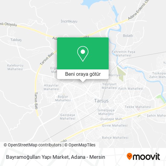 Bayramoğulları Yapı Market harita