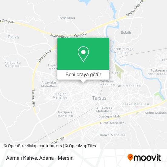 Asmalı Kahve harita