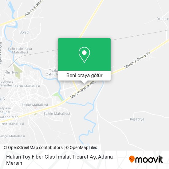 Hakan Toy Fiber Glas İmalat Ticaret Aş harita