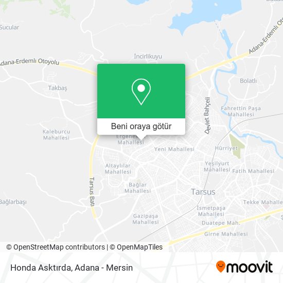 Honda Asktırda harita
