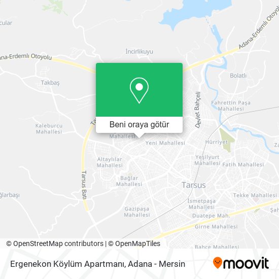 Ergenekon Köylüm Apartmanı harita