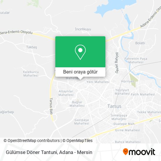Gülümse Döner Tantuni harita