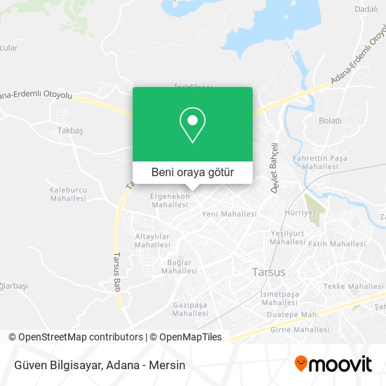Güven Bilgisayar harita