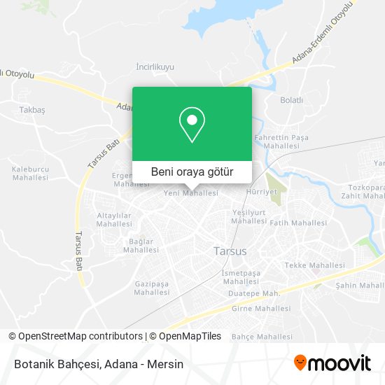 Botanik Bahçesi harita