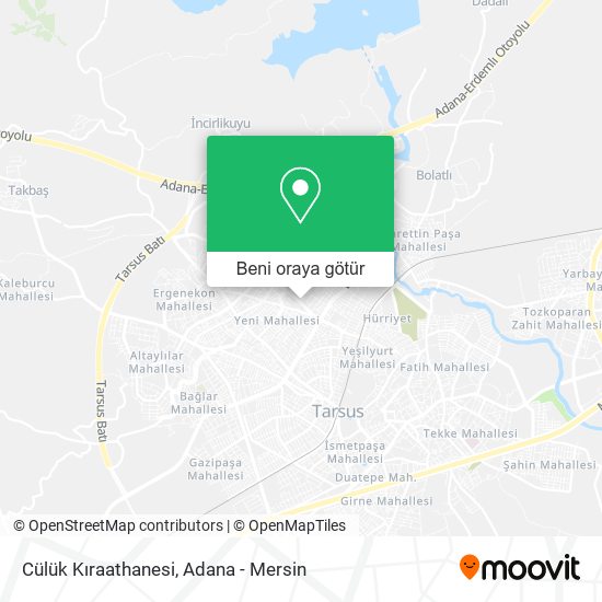 Cülük Kıraathanesi harita