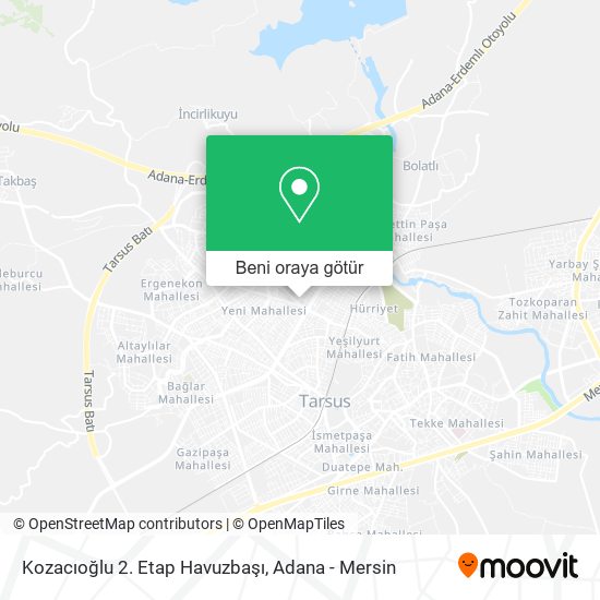 Kozacıoğlu 2. Etap Havuzbaşı harita
