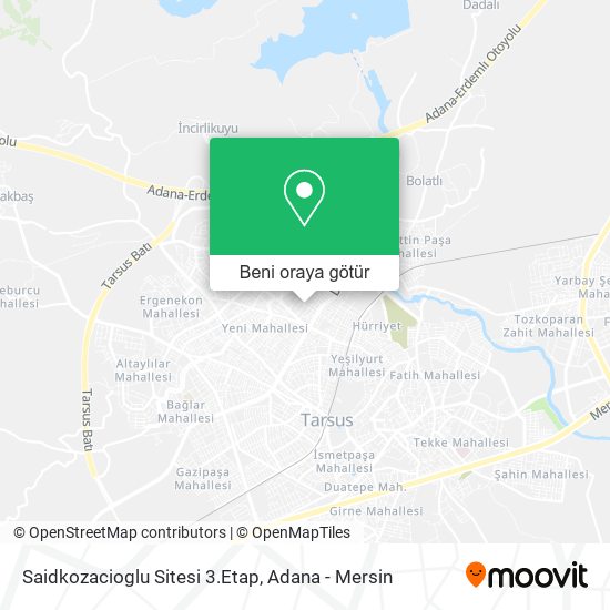 Saidkozacioglu Sitesi 3.Etap harita