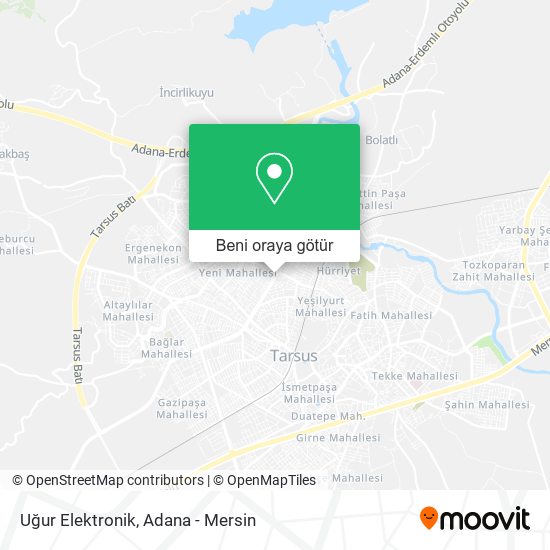 Uğur Elektronik harita