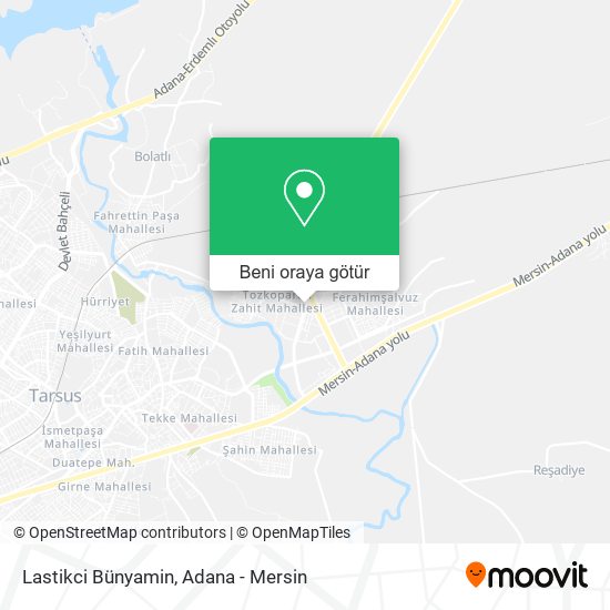 Lastikci Bünyamin harita