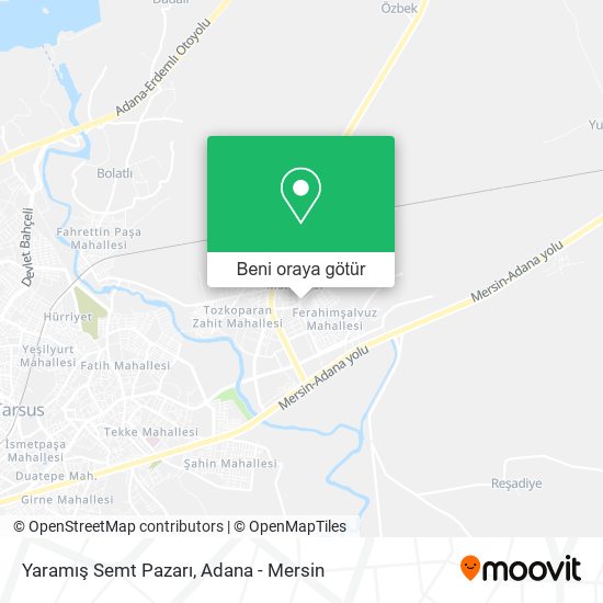 Yaramış Semt Pazarı harita