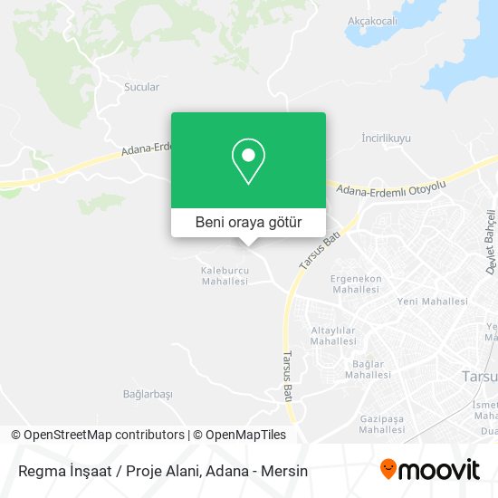 Regma İnşaat / Proje Alani harita