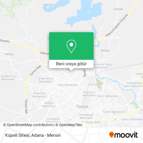 Küpeli Sitesi harita