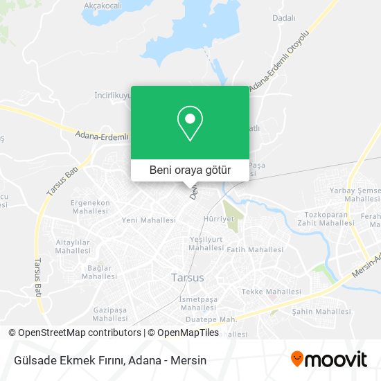 Gülsade Ekmek Fırını harita