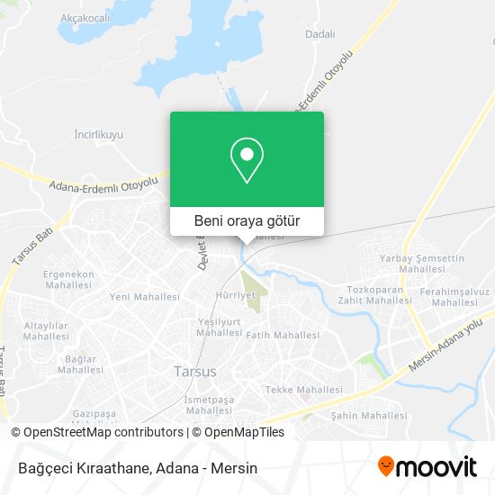 Bağçeci Kıraathane harita