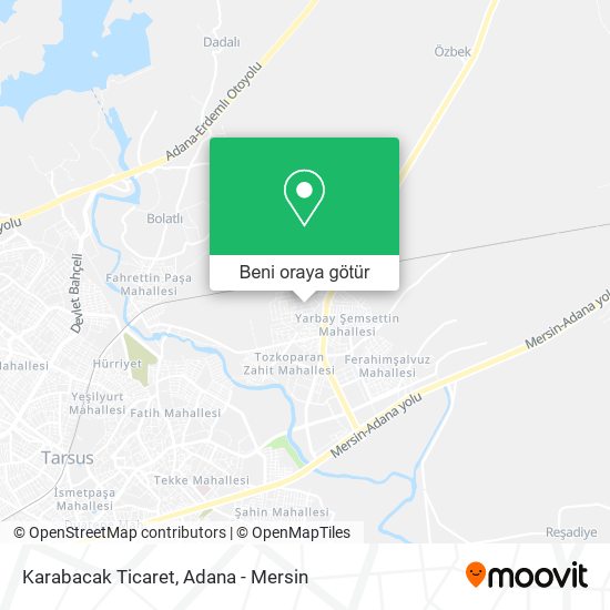 Karabacak Ticaret harita