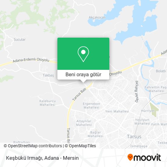 Keşbükü Irmağı harita