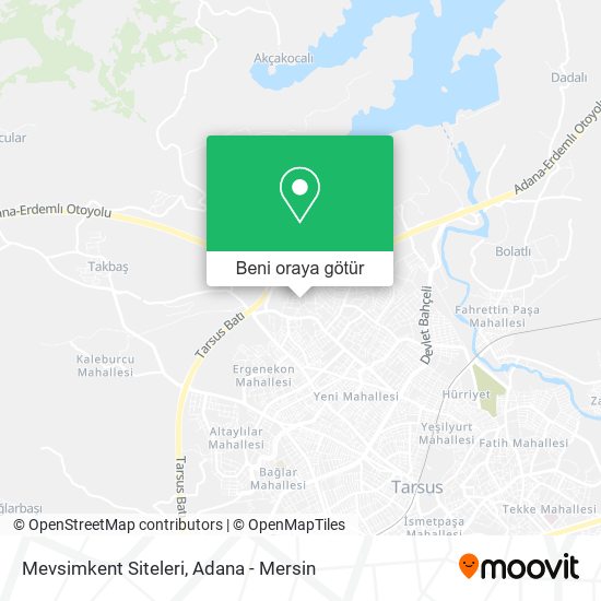Mevsimkent Siteleri harita