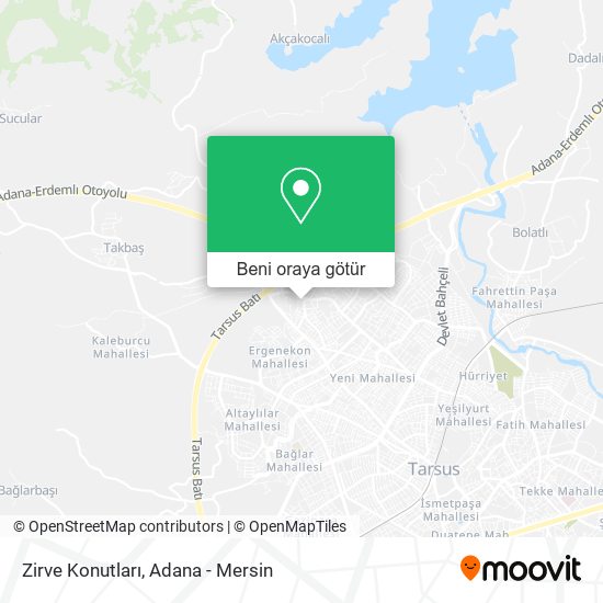 Zirve Konutları harita