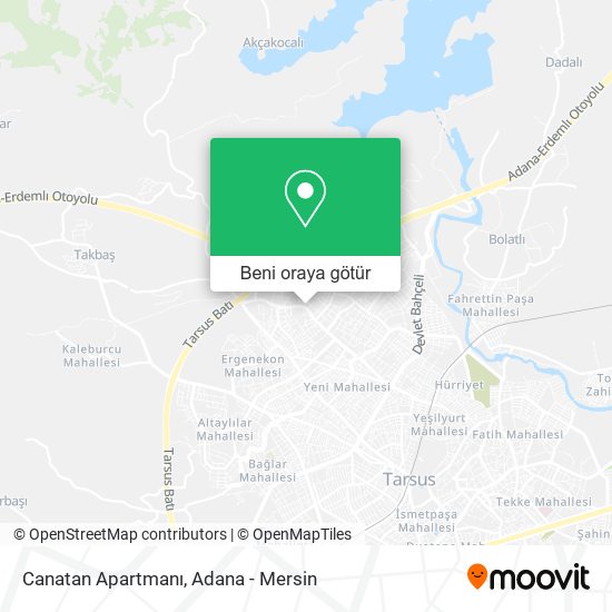 Canatan Apartmanı harita
