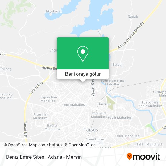 Deniz Emre Sitesi harita