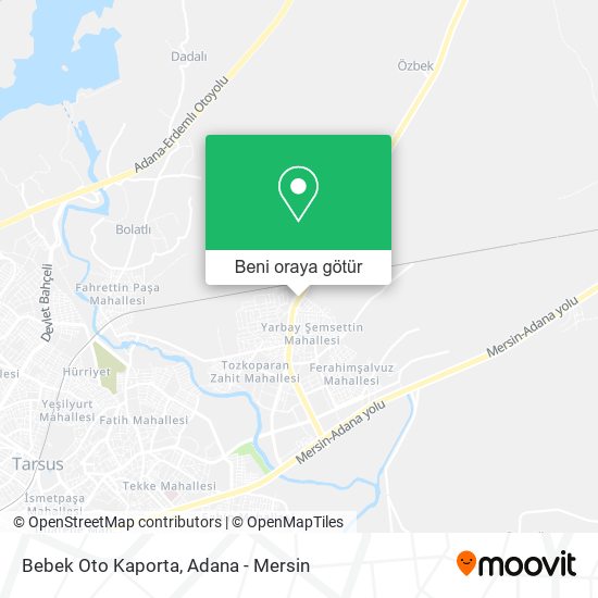 Bebek Oto Kaporta harita