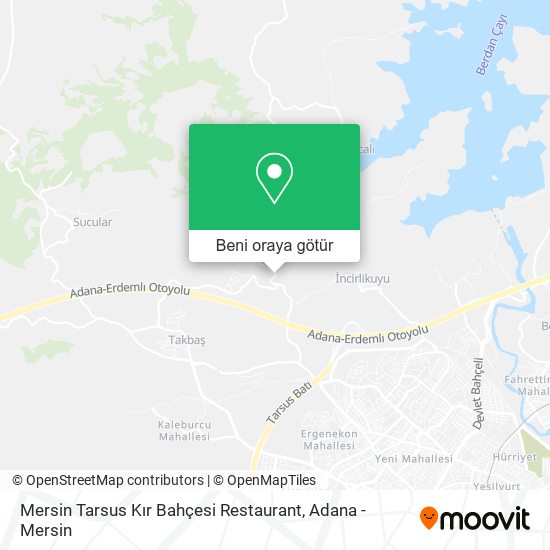 Mersin Tarsus Kır Bahçesi Restaurant harita