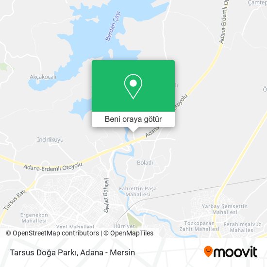Tarsus Doğa Parkı harita