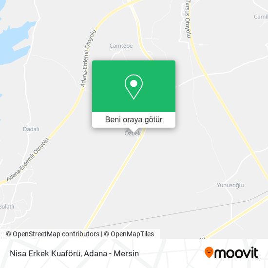 Nisa Erkek Kuaförü harita