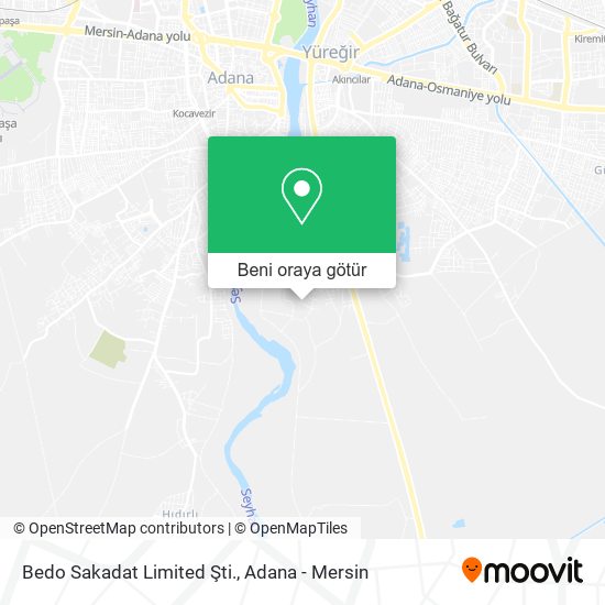 Bedo Sakadat Limited Şti. harita