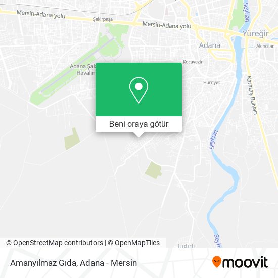 Amanyılmaz Gıda harita
