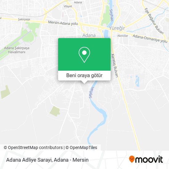 Adana Adliye Sarayi harita