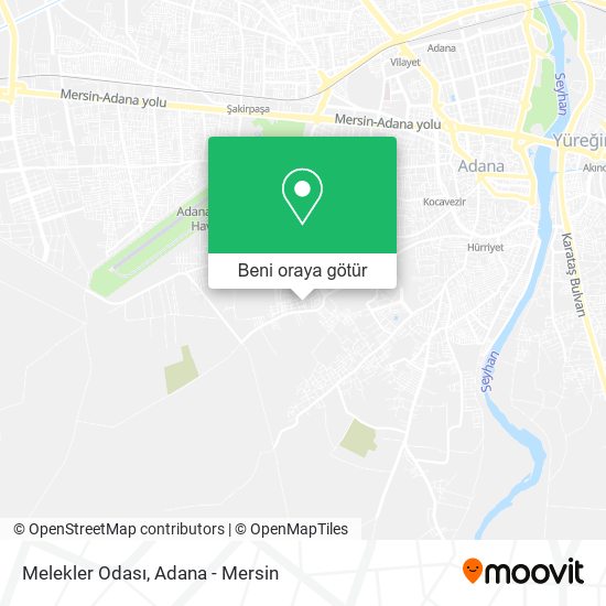 Melekler Odası harita