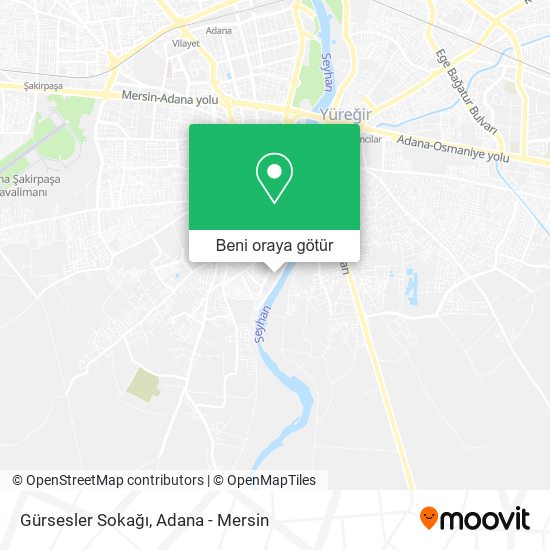 Gürsesler Sokağı harita