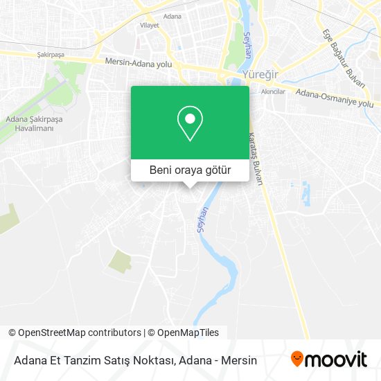 Adana Et Tanzim Satış Noktası harita